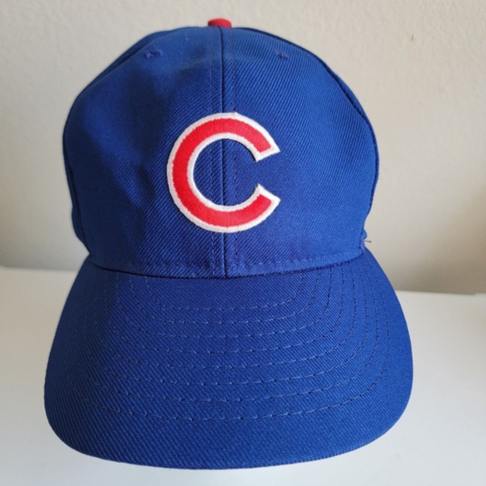 Vintage Annco Chicago Cubs Hat Blue Cap 80s‎ USA MLB Baseball Snapback